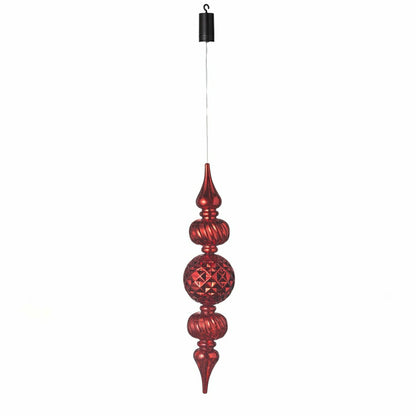 Indoor/Outdoor Shatterproof Holiday Lighted Large Finial Hanging Ornam | Plow & Hearth