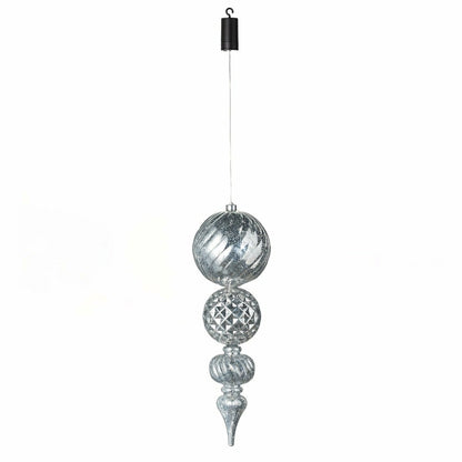 Indoor/Outdoor Shatterproof Holiday Lighted Large Finial Hanging Ornam | Plow & Hearth