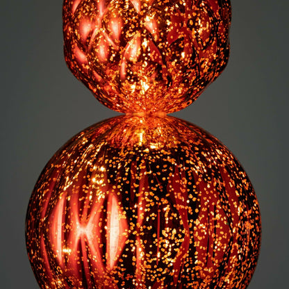 Indoor/Outdoor Shatterproof Holiday Lighted Large Finial Ornament Stak | Plow & Hearth