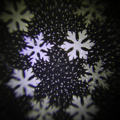 Snowman Tree Topper with Snowflake Projector | Plow & Hearth