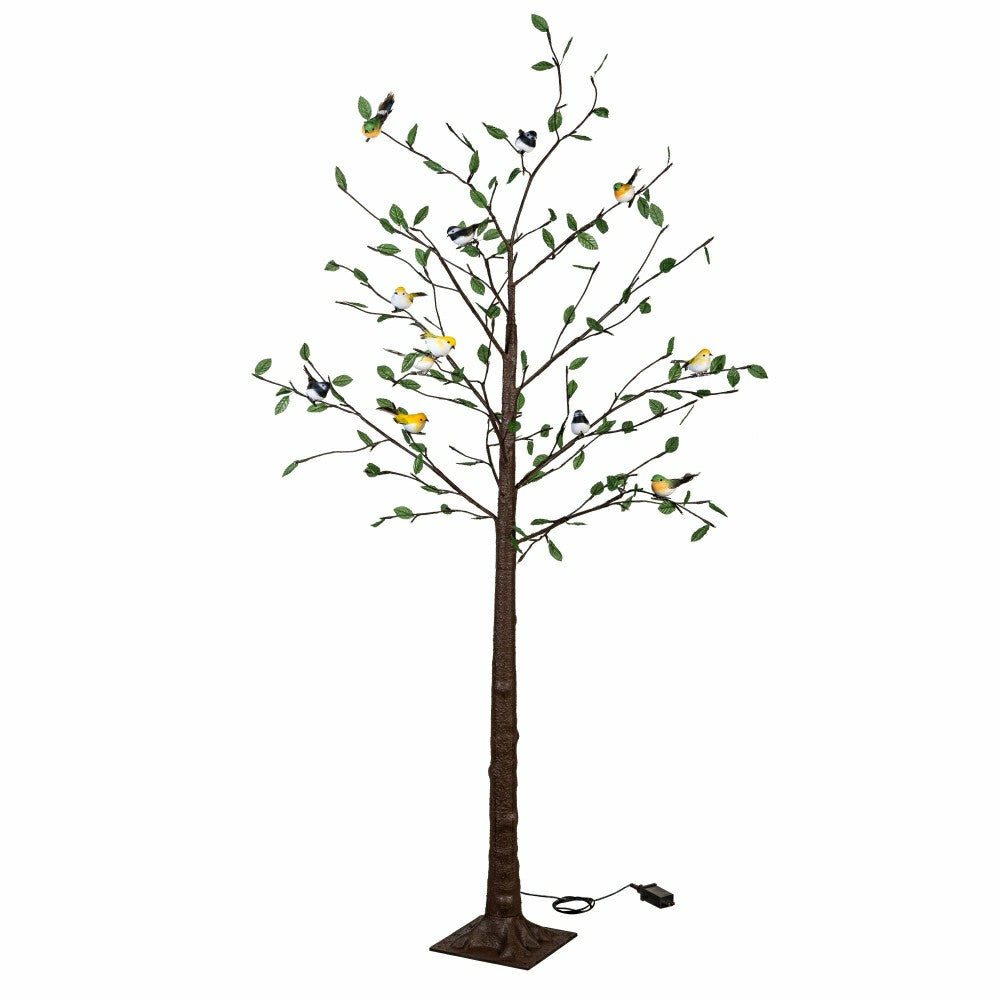 72" LED Artificial Tree with Bird Clips, 72"H | Plow & Hearth