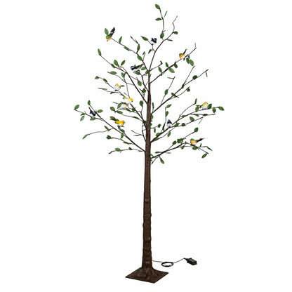 72" LED Artificial Tree with Bird Clips, 72"H | Plow & Hearth