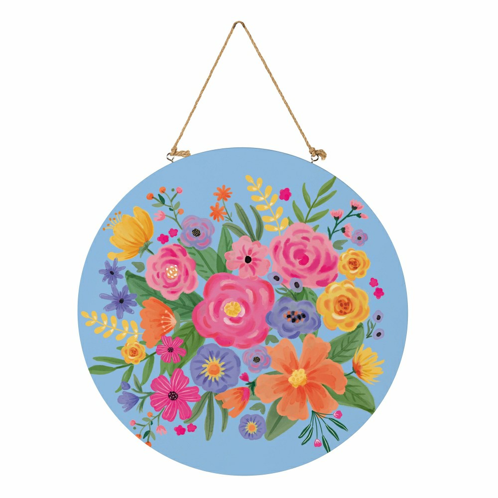 Bunny Blooms Spring Blossom, 18" Door Décor | Plow & Hearth