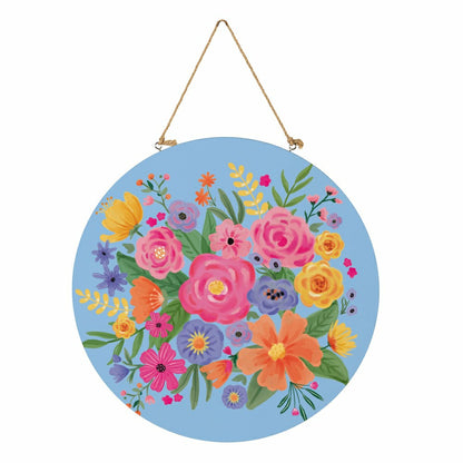 Bunny Blooms Spring Blossom, 18" Door Décor | Plow & Hearth