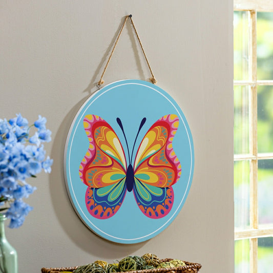 Bunny Blooms Bows & Butterfly, 18" Door Décor | Plow & Hearth