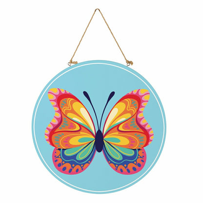 Bunny Blooms Bows & Butterfly, 18" Door Décor | Plow & Hearth