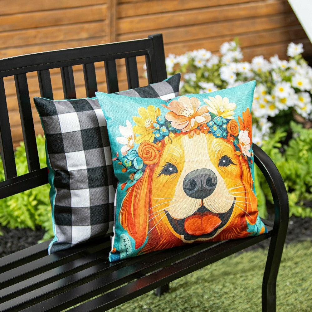 Floral Dog Pillow Cover | Plow & Hearth