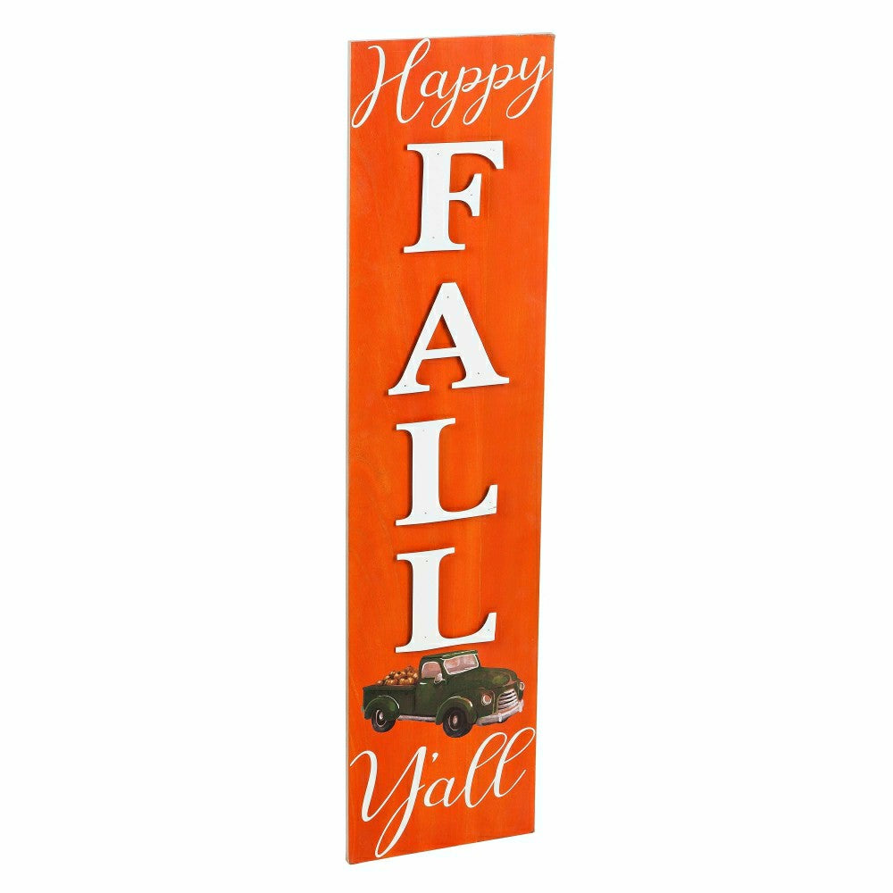 Double-Sided Fall/Holiday Greeting Wooden Standing Porch Leaner | Plow & Hearth