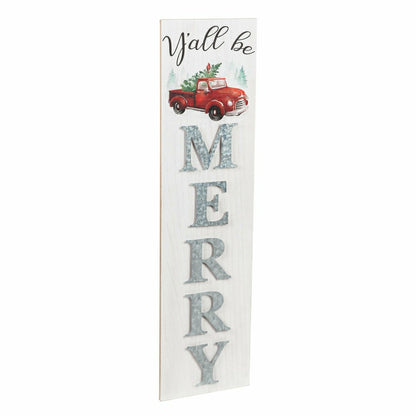 Double-Sided Fall/Holiday Greeting Wooden Standing Porch Leaner | Plow & Hearth