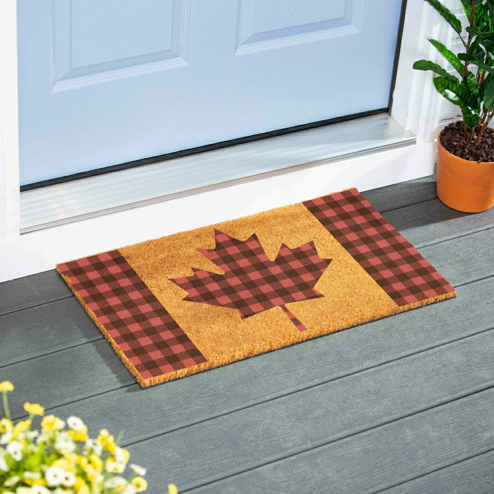 EG Studio Canada Pride Coir Mat (28x16) | Plow & Hearth