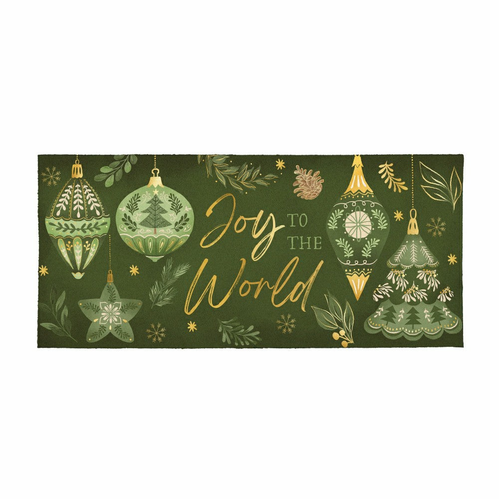 22X10” FLOCKED COIRSASSAFRAS MAT | Plow & Hearth