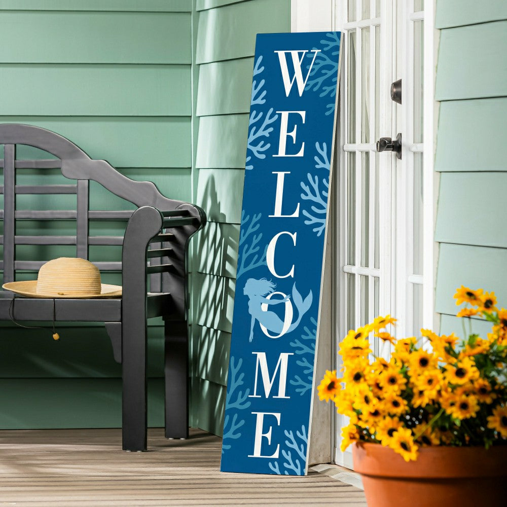Palm Beach Coastal Porch Leaner (10.75"x46"x.5" ) | Plow & Hearth