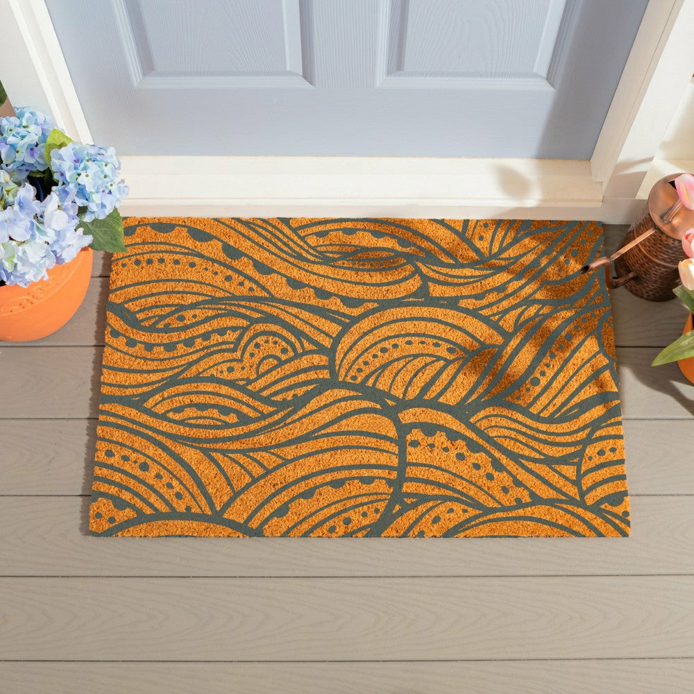 EG Studio Palm Beach Coastal Coir Mat (36 x 24) | Plow & Hearth