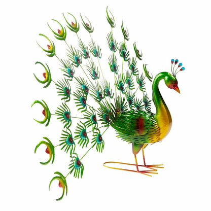 Metal Peacock Statue | Plow & Hearth