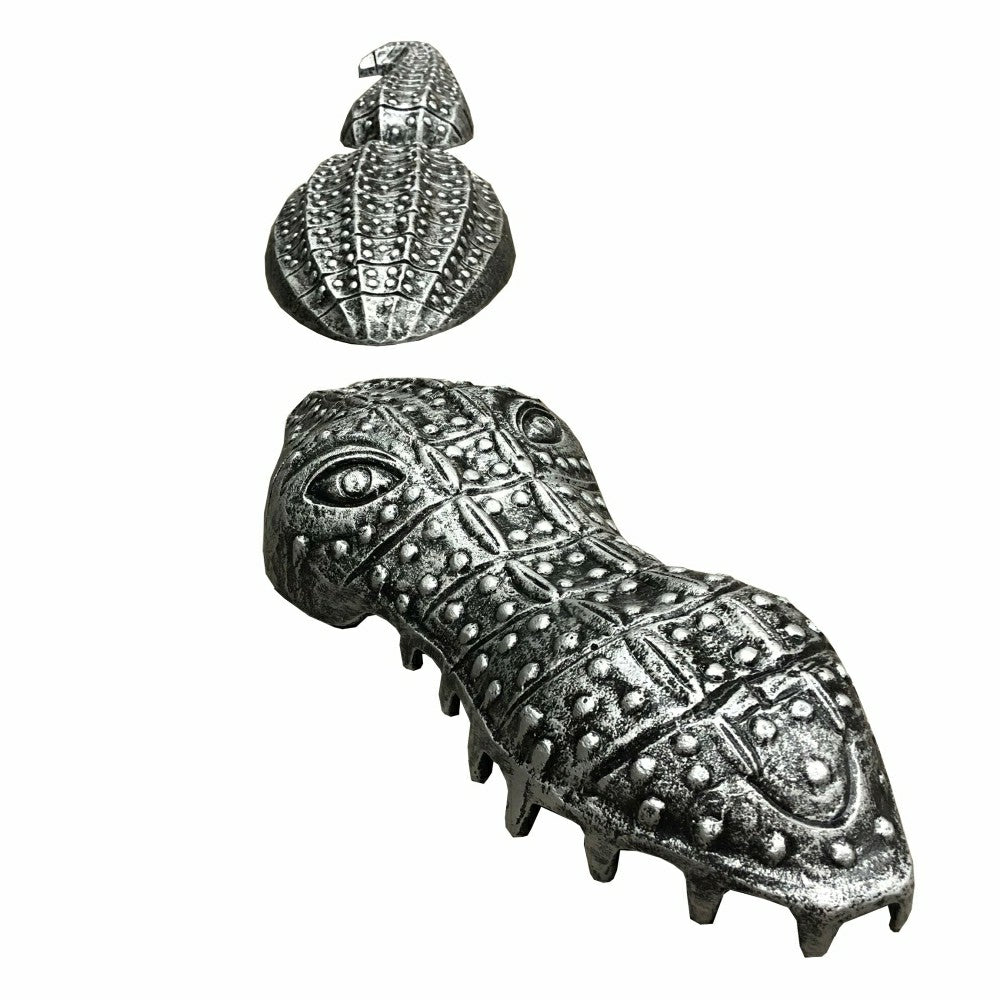 Antique Pewter Cast Aluminum Metal Garden Gator | Plow & Hearth