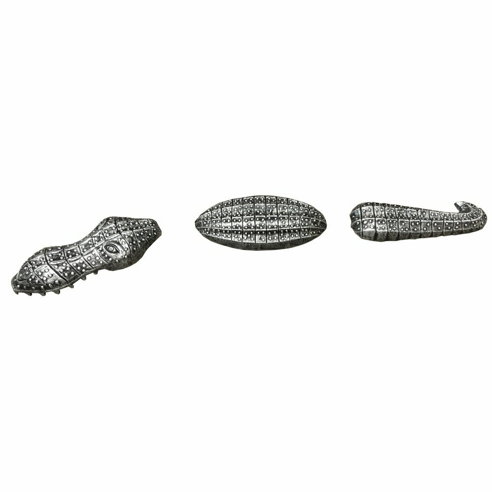 Antique Pewter Cast Aluminum Metal Garden Gator | Plow & Hearth