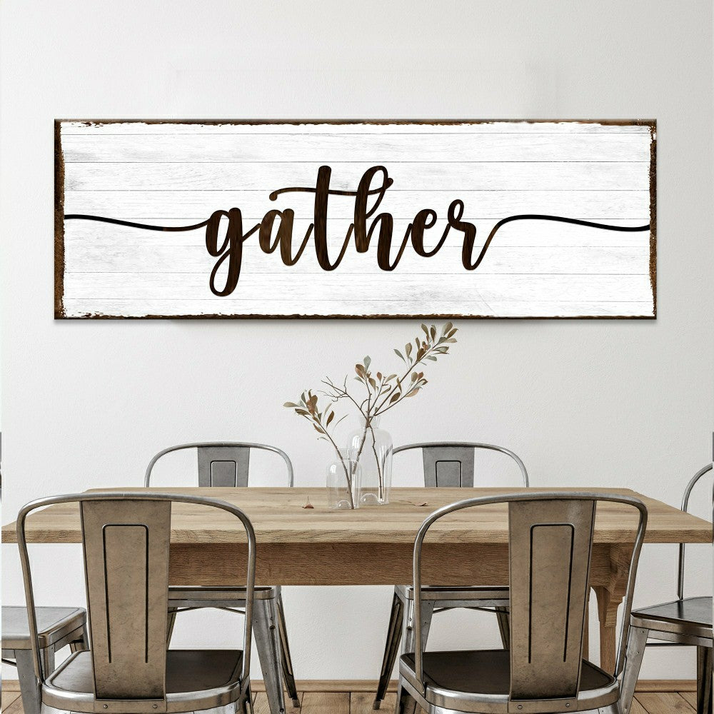 Gather Wall Art Sign | Plow & Hearth