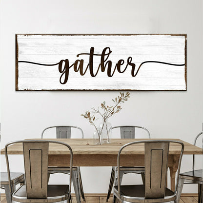 Gather Wall Art Sign | Plow & Hearth