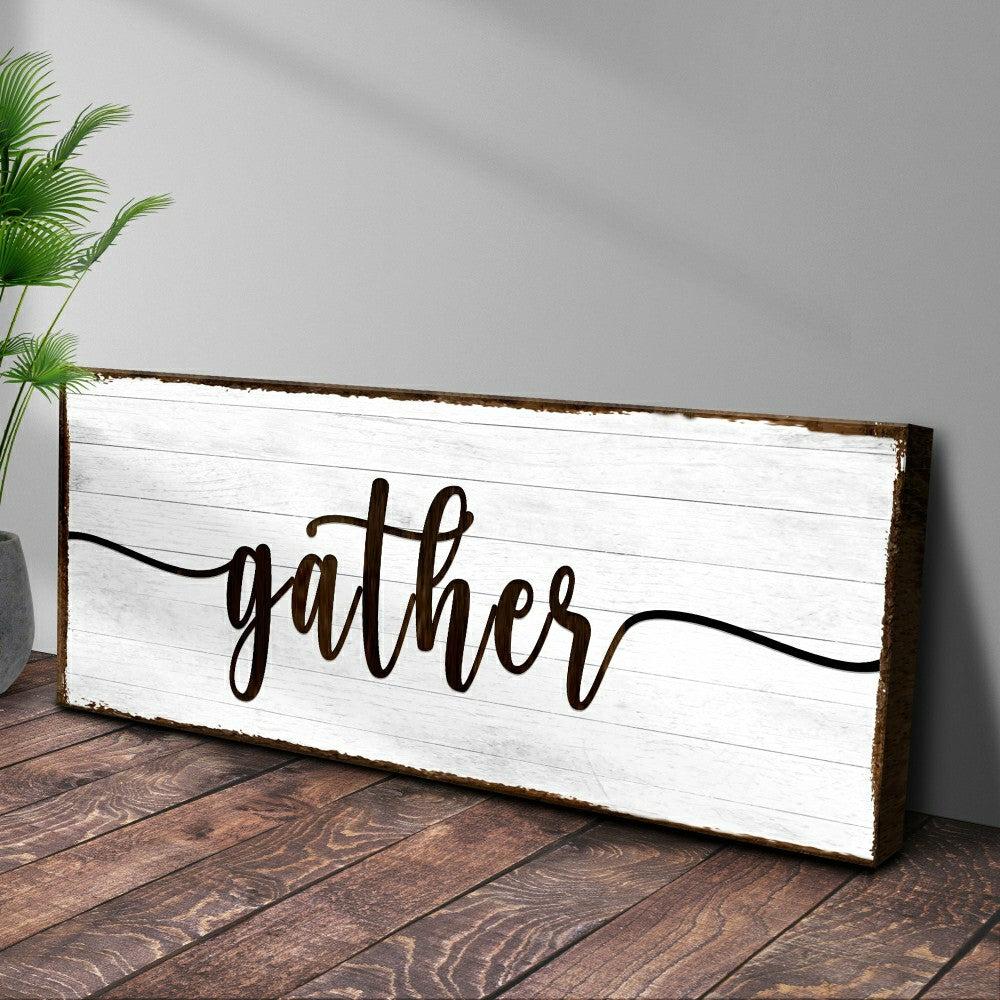 Gather Wall Art Sign | Plow & Hearth