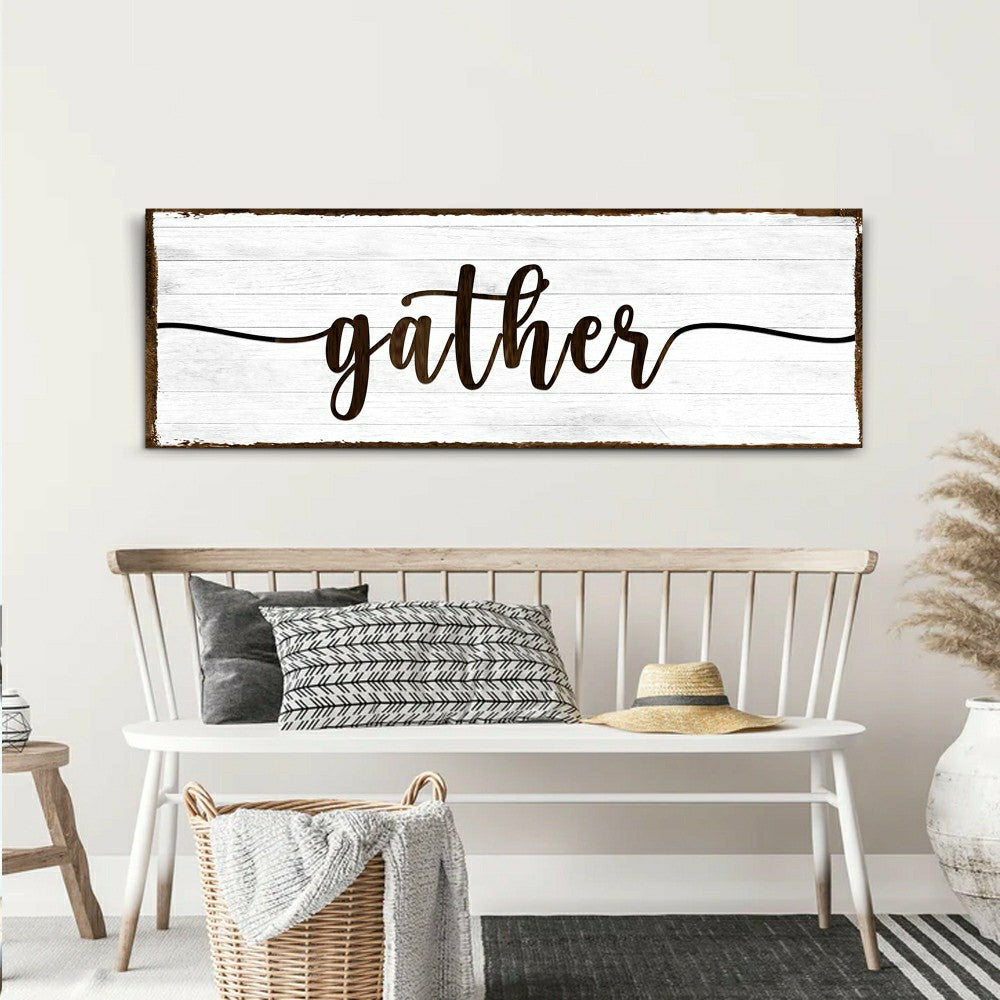 Gather Wall Art Sign | Plow & Hearth