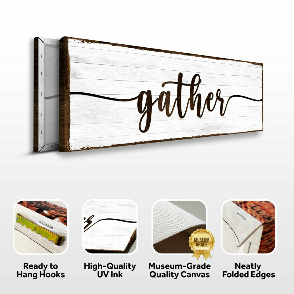 Gather Wall Art Sign | Plow & Hearth
