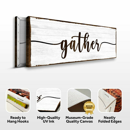 Gather Wall Art Sign | Plow & Hearth