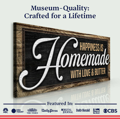 Happiness Is Homemade With Love And Butter | Plow & Hearth