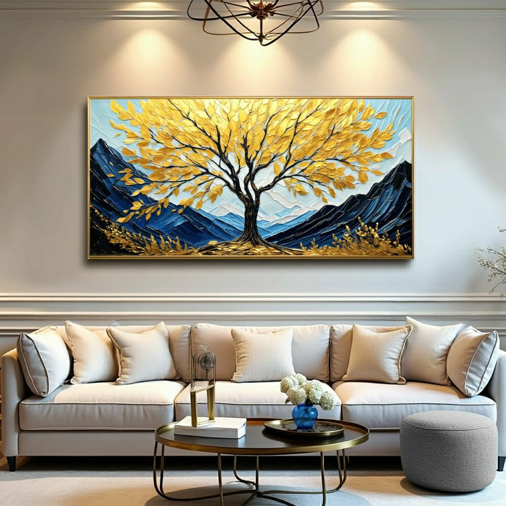 Golden Sanctuary Impasto Wall Art | Plow & Hearth