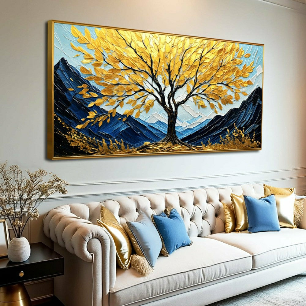 Golden Sanctuary Impasto Wall Art | Plow & Hearth