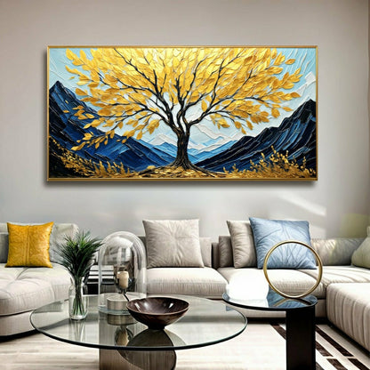 Golden Sanctuary Impasto Wall Art | Plow & Hearth