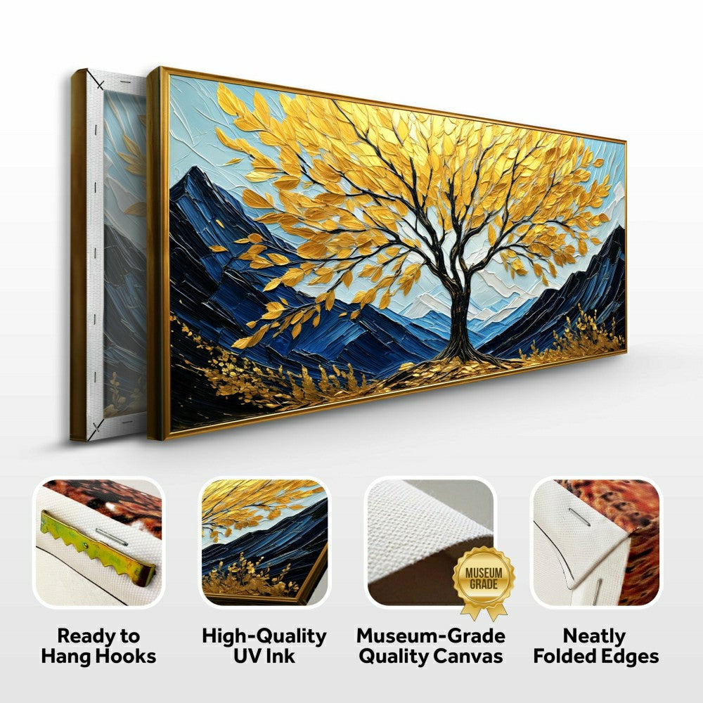 Golden Sanctuary Impasto Wall Art | Plow & Hearth