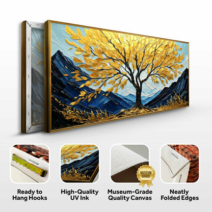 Golden Sanctuary Impasto Wall Art | Plow & Hearth