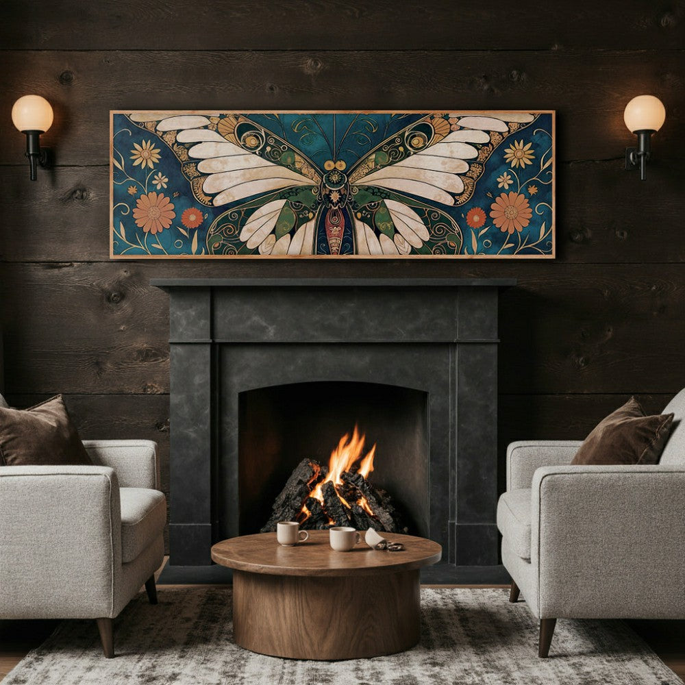 Abstract Vintage Butterfly Wall Art | Plow & Hearth