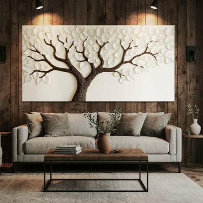 Ivory Canopy Tree Wall Art | Plow & Hearth