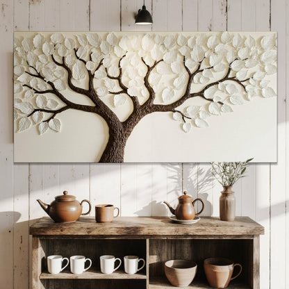 Ivory Canopy Tree Wall Art | Plow & Hearth
