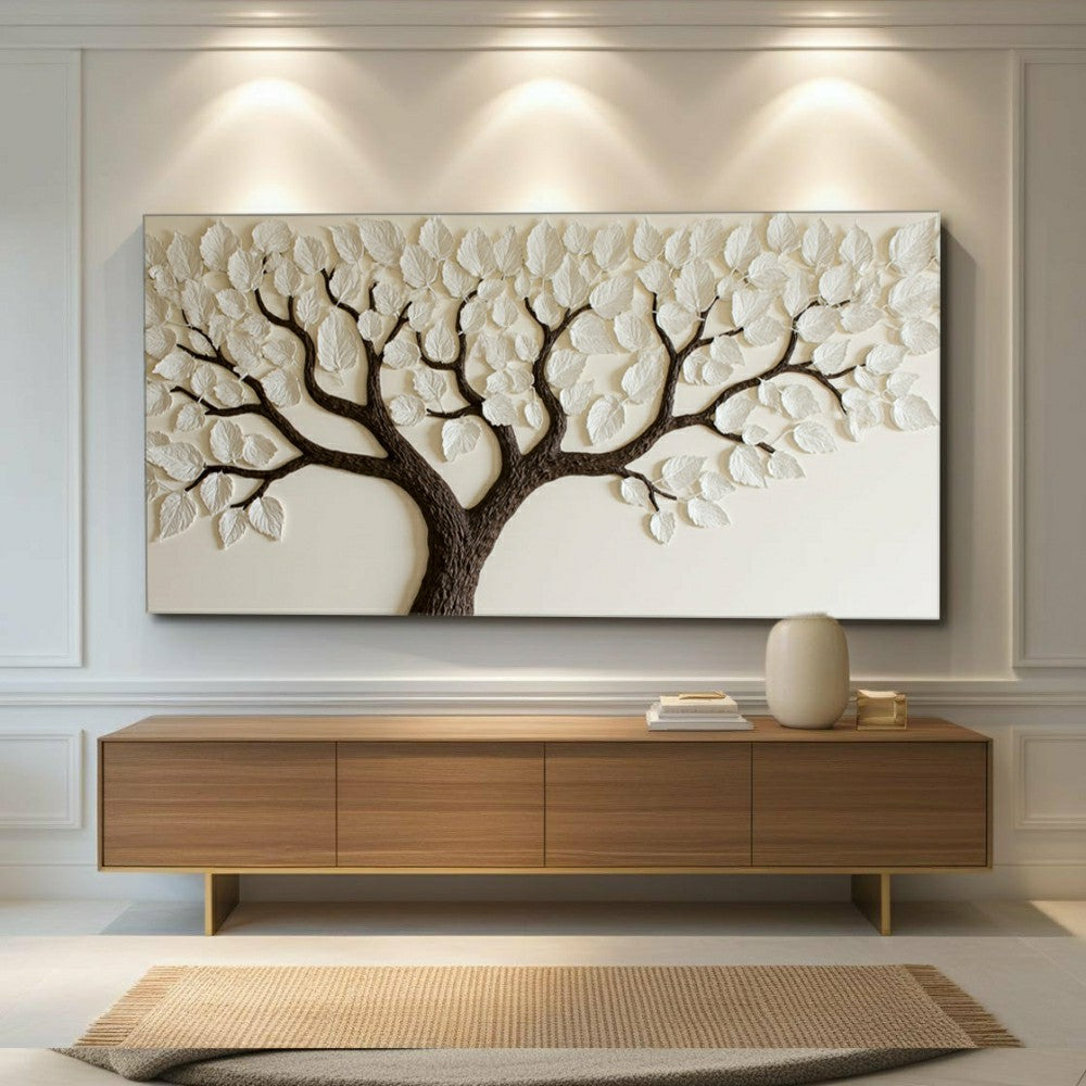 Ivory Canopy Tree Wall Art | Plow & Hearth