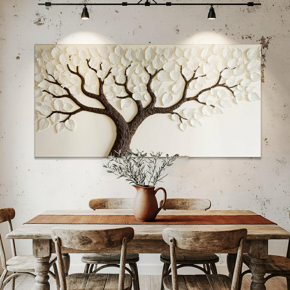 Ivory Canopy Tree Wall Art | Plow & Hearth