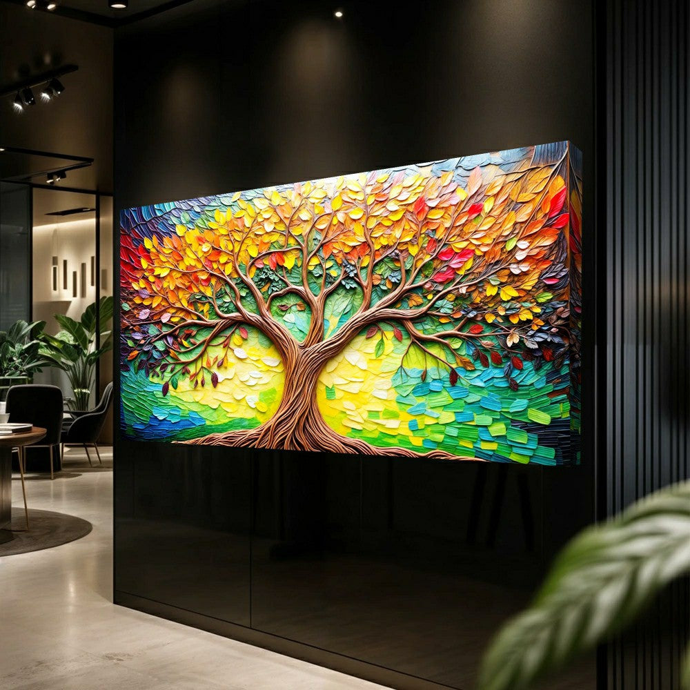 Tree Of Life Impasto Wall Art | Plow & Hearth