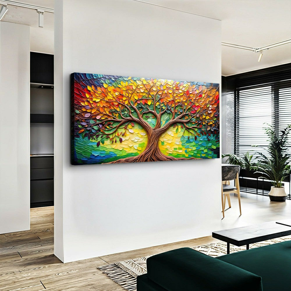 Tree Of Life Impasto Wall Art | Plow & Hearth