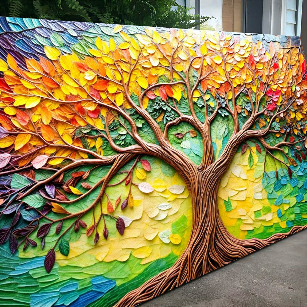 Tree Of Life Impasto Wall Art | Plow & Hearth
