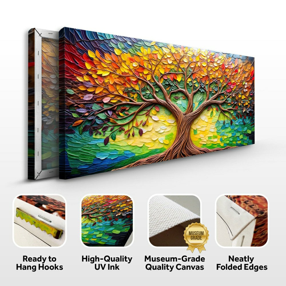 Tree Of Life Impasto Wall Art | Plow & Hearth
