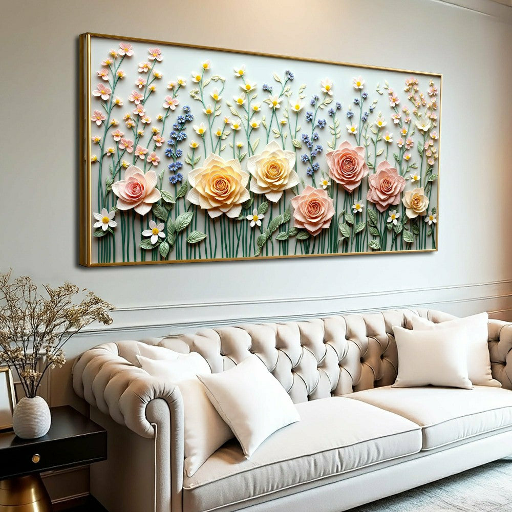 Garden Rhapsody Impasto Wall Art | Plow & Hearth