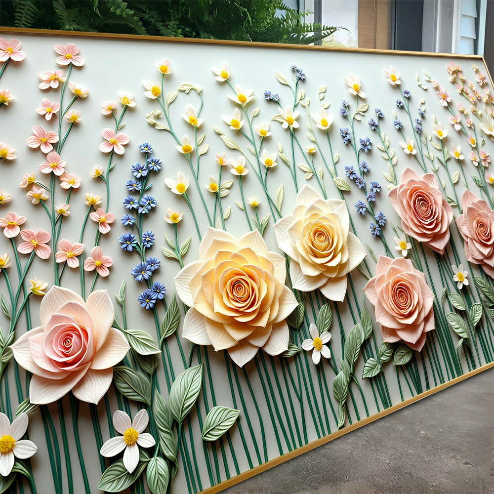 Garden Rhapsody Impasto Wall Art | Plow & Hearth