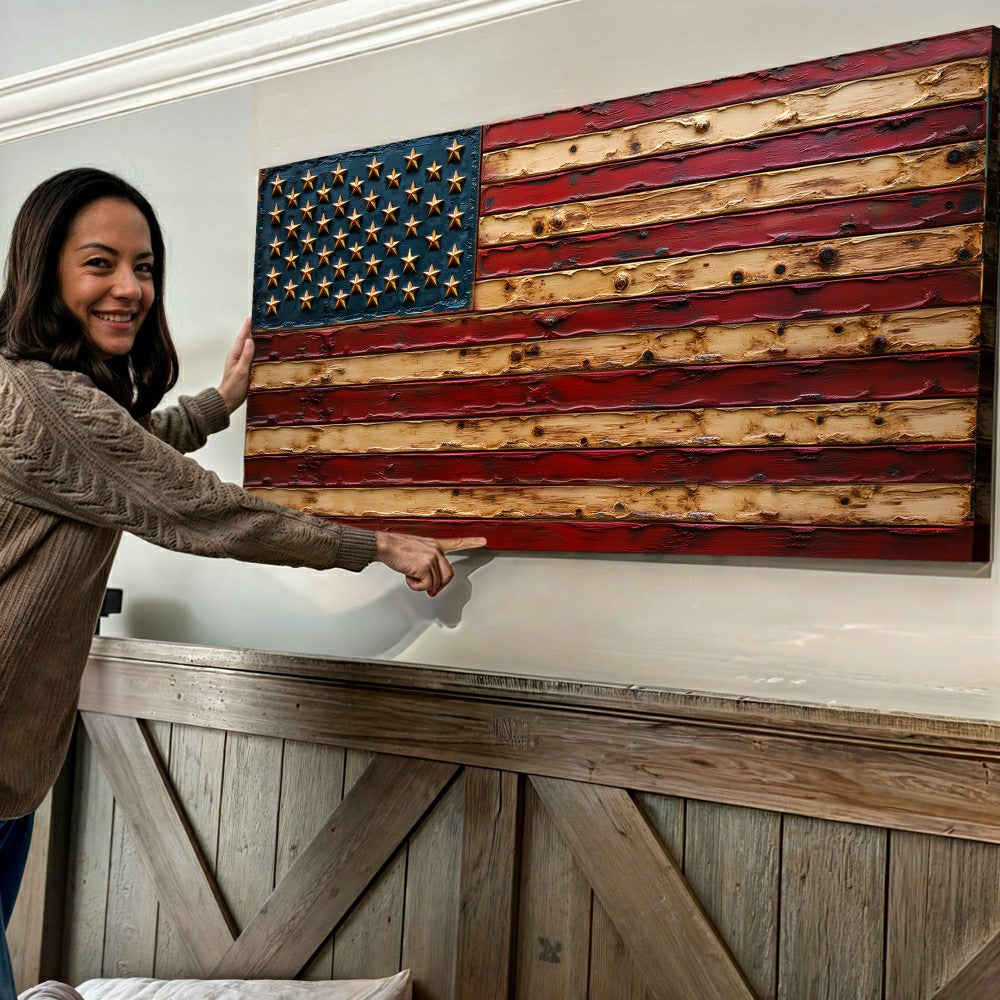 Old Glory American Flag Wall Art | Plow & Hearth