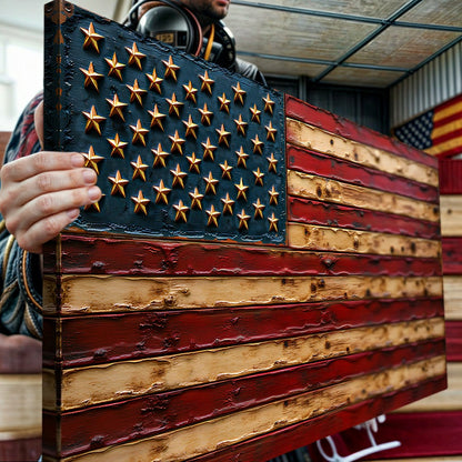 Old Glory American Flag Wall Art | Plow & Hearth