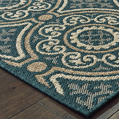 Cambridge Circles Indoor/Outdoor Rug | Plow & Hearth