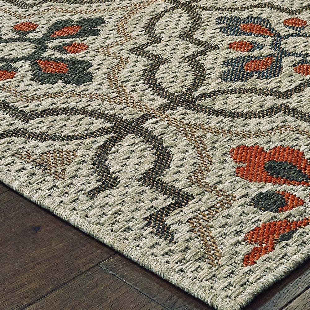 Cambridge Tilework Indoor/Outdoor Rug | Plow & Hearth
