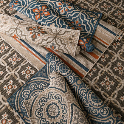 Cambridge Tilework Indoor/Outdoor Rug | Plow & Hearth