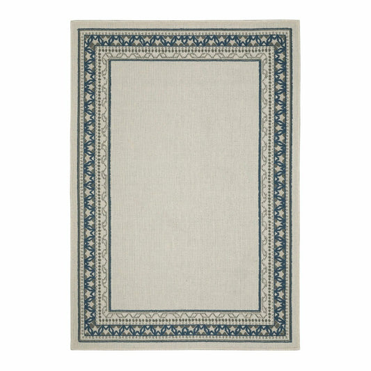 Indoor/Outdoor York Border Polypropylene Rug, 5'3" x 7'3" | Plow & Hearth