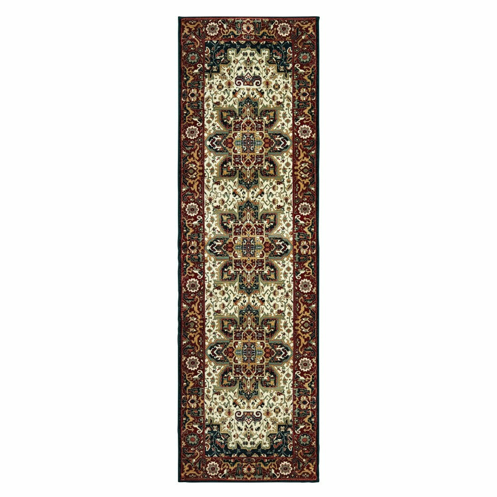 Sheridan Medallion Polypropylene Rug | Plow & Hearth